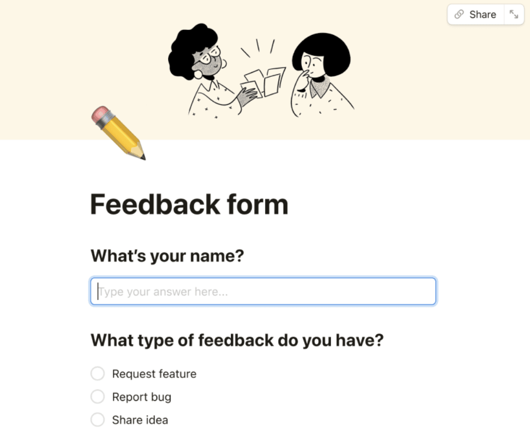 notion форми